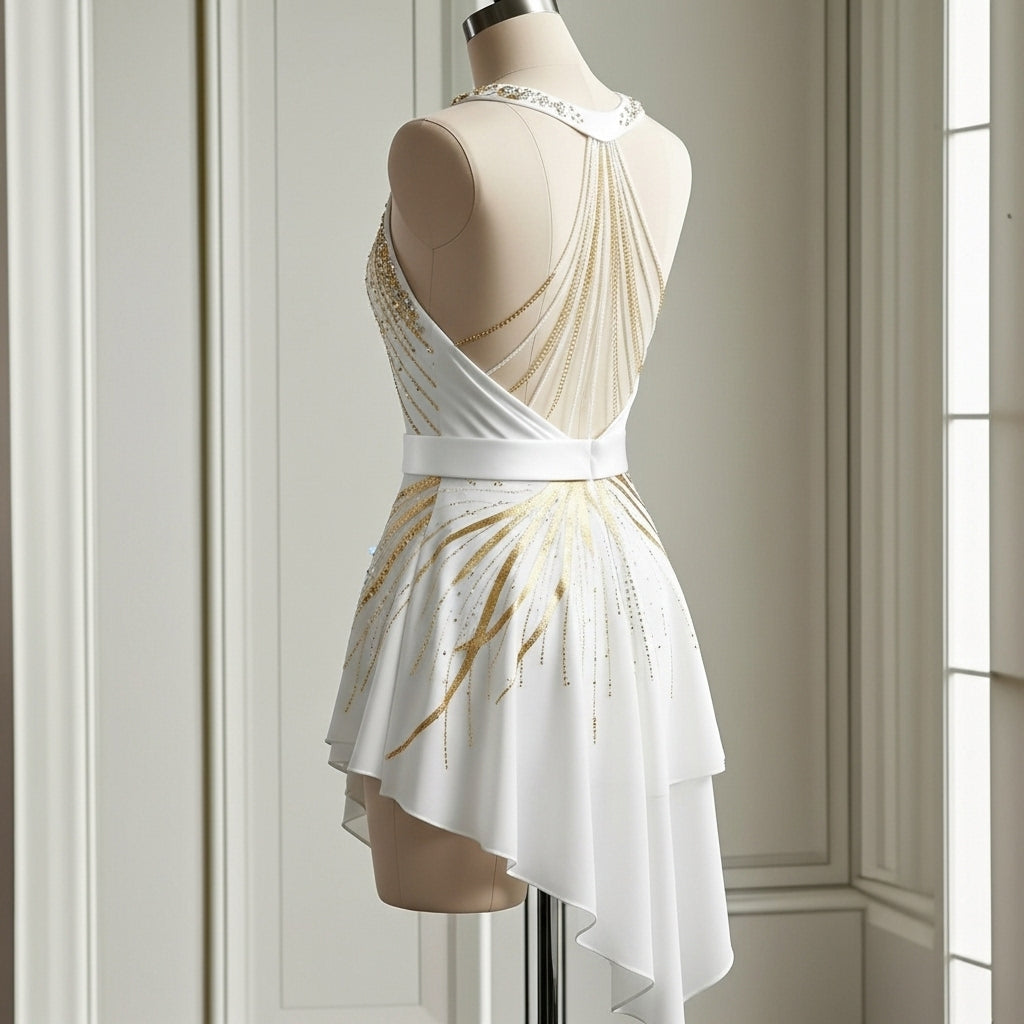 Odile | Malla de patinaje artístico de Alta Costura